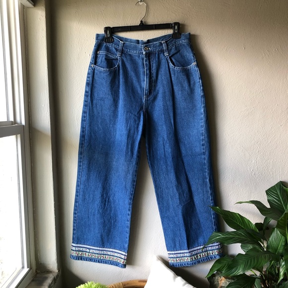 Vintage Bill Blass Wide Leg Jeans - Picture 1 of 5